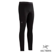 【ARCTERYX 始祖鳥】男 RHO 美麗諾羊毛打底褲.衛生褲.內搭褲_X000007482 黑