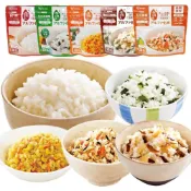 (店+)【IRIS OHYAMA 愛麗思歐雅瑪】IRIS OHYAMA Smart Basic 日本製防災即食飯 100g×10入 1000g 附湯匙 5年保存 日本本