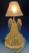 優雅大天使燭台小夜燈：大天使 燭台 小夜燈 照明 燈飾 蠟燭 居家 家飾 設計 禮品 塑像 雜貨