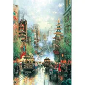 P2 - HM1000-134 舊金山街景夜光拼圖1000片