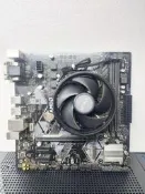 AMD RYZEN R5 1600 2600 3600 6核處理器+ASUS華碩B450M主板 裝