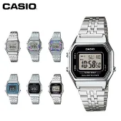 【CASIO】LA680WA 復古造型小電子錶/經典百搭/女用款/28mm/金屬錶帶/公司貨【第一鐘錶】