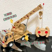 《翔翼玩具》吊臂機 遙控車 遙控怪手 塔式起重機  遙控吊車 燈光 工程車 吊掛機 遙控天車 48318安全標章合格玩具