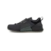 (店+)【ecco】80067460281 ecco愛步 Biom 2.0 網布 舒適 耐磨透氣 低幫 生活休閒鞋 男款 黑色