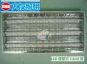 神通【大友照明】4尺*2尺T8 LED燈管20W*3支燈管輕鋼架燈具/崁燈(60W)，另有四燈兩燈版本，另有東亞可參考