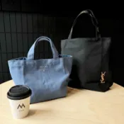 〈24H現貨當天寄〉YSL Prada 帆布包 購物袋 手提袋 托特包 金色刺繡 雜誌附錄包 手提包附錄 雜誌包 外出包