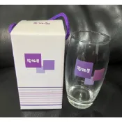 全新 陶板屋 紫立方冷水杯 玻璃杯