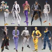 JOJO星塵斗士DIO與空條承太郎可動手辦 超像寫實版多配件模型