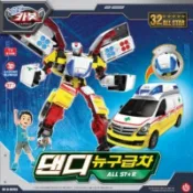 可超取🇰🇷韓國境內版 Hello carbot 衝鋒戰士 ALL STAR 救援大力 救護車 119 變形 機器人
