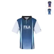 【FILA】男性 短袖POLO衫-藍色 1POZ-5001-BU