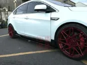 一體式 側裙定風翼 Luxgen S5 實裝 蘆洲可取