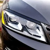 (可開發票/報價單）現貨 適用福斯帕薩特Passat （海外帕薩特Passat ） Passat B7 前大燈燈眉外飾改