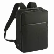 【ACE BAGS＆LUGGAGE】大型 GADGETABLE CB2 經典商務包厚尼龍後背包(黑色 20025)
