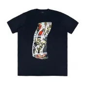【HOTAI購】【PAUL SMITH】 簽字縮寫LOGO美式風格印花棉質短袖T恤(男款/深藍)