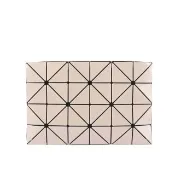 【ISSEY MIYAKE 三宅一生】BAO BAO LUCENT 4X6 亮面萬用手拿包(杏粉色)
