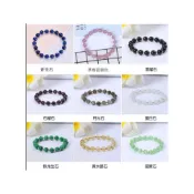 (店+)【開運堂】多款水晶手鍊 天然水晶手鍊黃水晶太陽石草莓晶青金石手飾手串水晶批發 開運堂