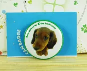 【震撼精品百貨】新大頭狗 The Dog 徽章-綠臘腸 震撼日式精品百貨