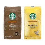 (店+)【STARBUCKS 星巴克】黃金烘焙綜合咖啡豆/早餐綜合咖啡豆1.13kg;任選