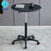 築良舍 免運 公司貨 茶几桌 圓桌 邊幾 升降電腦桌 家用帶輪可移動床邊桌 子休閑接待桌 簡約陽臺小圓桌 餐桌可開發票 店長新品推薦 售後保障 全館折扣 6z310