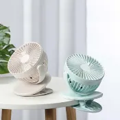 Airmate艾美特 日系簡約風USB桌/夾式充電扇 UD705