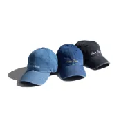 UNDER PEACE 25SS 牛仔水洗老帽 CHAIN CURSIVE / DENIM BASEBALL CAP