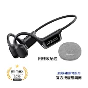 (送收納包) mimax 米覓 智慧數顯骨傳導 藍牙耳機 IPX8防水 防塵 防汗 骨傳導 耳機 一年內故障 只換不修
