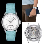 TISSOT 天梭 官方授權 杜魯爾系列簡約自動機械腕錶-T1392071601100/34mm 畢業禮物首選