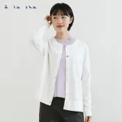 a la sha 簡約開釦針織外套