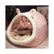 (店+)創意卡通溫馨舒適小窩懶人榻榻米 帳篷 人類貓窩 懶骨頭沙發 女生宅傢休息毛絨床墊送女生禮物 狗窩 兒童帳篷