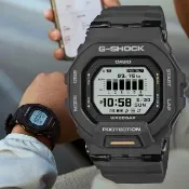 【CASIO 卡西歐】G-SHOCK 藍牙連線 方形運動腕錶 錶 手錶 送禮(GBD-200-1A1)