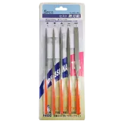 FROG 蛙印電工 822-185 鎢鋼銼刀組 5PCS 180mm 5支組 塑膠木頭專用 銼刀 磨刀 高硬度