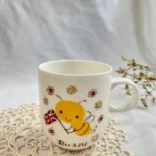 【好日戀物】日本山田詩子絕版童話風格蜜蜂瓢蟲馬克杯