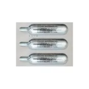 (店+)『逸品汽車百貨』《3入裝》CO2有牙氣瓶 16G 鋼瓶 拋棄式 可搭配補胎包使用 補胎包氣瓶 補胎工具 CO2打氣瓶