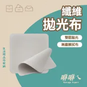 【纖維拋光布 適用蘋果iMac iPad iPhone 螢幕擦拭布 手機/眼鏡/電子產品清潔布】雙面拋光無塵布