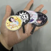 客製化 扇子 訂製明星 應援扇 迷你扇 diy無骨架扇 便攜迷你 吧唧扇子 小團扇 演唱會