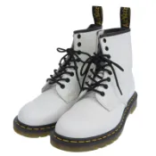【DOKODEMO】全新狀態 ▲ Dr.Martens Martens 1460 8孔繫帶靴，白色，UK7，男款，附鞋盒。