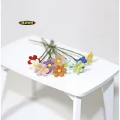 🌸（10款）迷你仿真 菊花 瑪格莉特 波斯菊 小雛菊 花朵 K514 娃娃屋 食玩 微縮 微景觀 模型 世外微觀