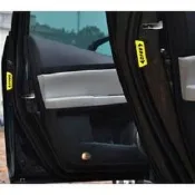 【SPSP】←OPEN→ 車門警示貼 開門警示貼 安全警示貼紙 汽車貼紙/機車貼紙/反光標誌/警告標語/反光貼紙