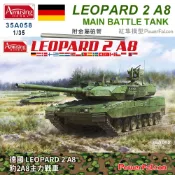 [紅隼] 1/35 德國 LEOPARD 2 豹2A8主力戰車 附金屬砲管(Amusing 35A058)