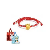 【金緻品】黃金彌月禮 抱財小馬 紅繩手鍊 0.24錢 馬年 生肖馬 馬寶 寶寶金飾 兒禮 禮盒 新生兒 純金手鍊