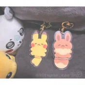 【狐蝶蘭】搖搖尾巴 皮卡丘 伊布 吊飾掛飾鑰匙圈 寶可夢風波 神奇寶貝 ZA 朱紫地平線 生日禮物送禮 Q版可愛 萌擺飾