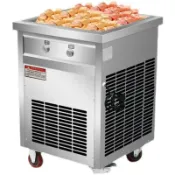 寓偉 附發票 炒冰機 炒冰沙機 網紅炒痠機 商用全自動炒冰沙冰淇淩捲專用機單雙鍋厚切痠擺攤