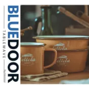 BlueD_ Felicia系列 焦糖色 復古 飯碗 湯碗 平盤 餐盤 馬克杯 碗盤 水杯 深盤 陶瓷送禮套裝 美式鄉村