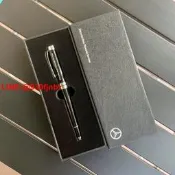 全新賓士專屬定製鋼筆，帶包裝盒，車展時領的獎品，出給有緣人，