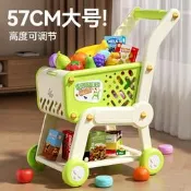 購物車2026新款兒童玩具女孩子扮家家酒超市小推車2歲3男寶寶收銀機