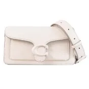 【COACH】TABBY 20 經典C字LOGO翻蓋酒神包兩用包(白)