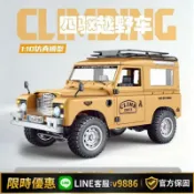 聚優甄選 【台灣公司 可開發票】松果林1/10專業rc遙控車路虎衛士全比例攀爬越野車皮卡車模禮物