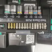 德國Wera Tool Check PLUS 兩分1/4“ 迷你棘輪扳手 套筒起子組 39件 彩色套筒工具組