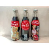 可口可樂 日本 250ml 250毫升 100週年紀念瓶 100周年 曲線瓶 包膠瓶 玻璃瓶 紅蓋