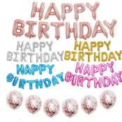 【翔運動】附發票 現貨 氣球 生日氣球 生日 生日佈置 派對 派對佈置 數字氣球 亮片氣球 生日快樂